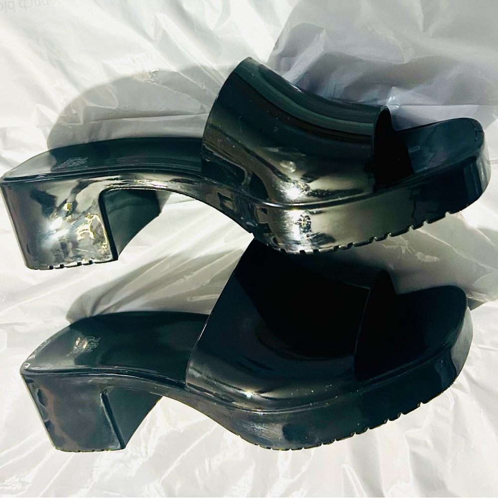 Wild Fable Black Wedge Sandals